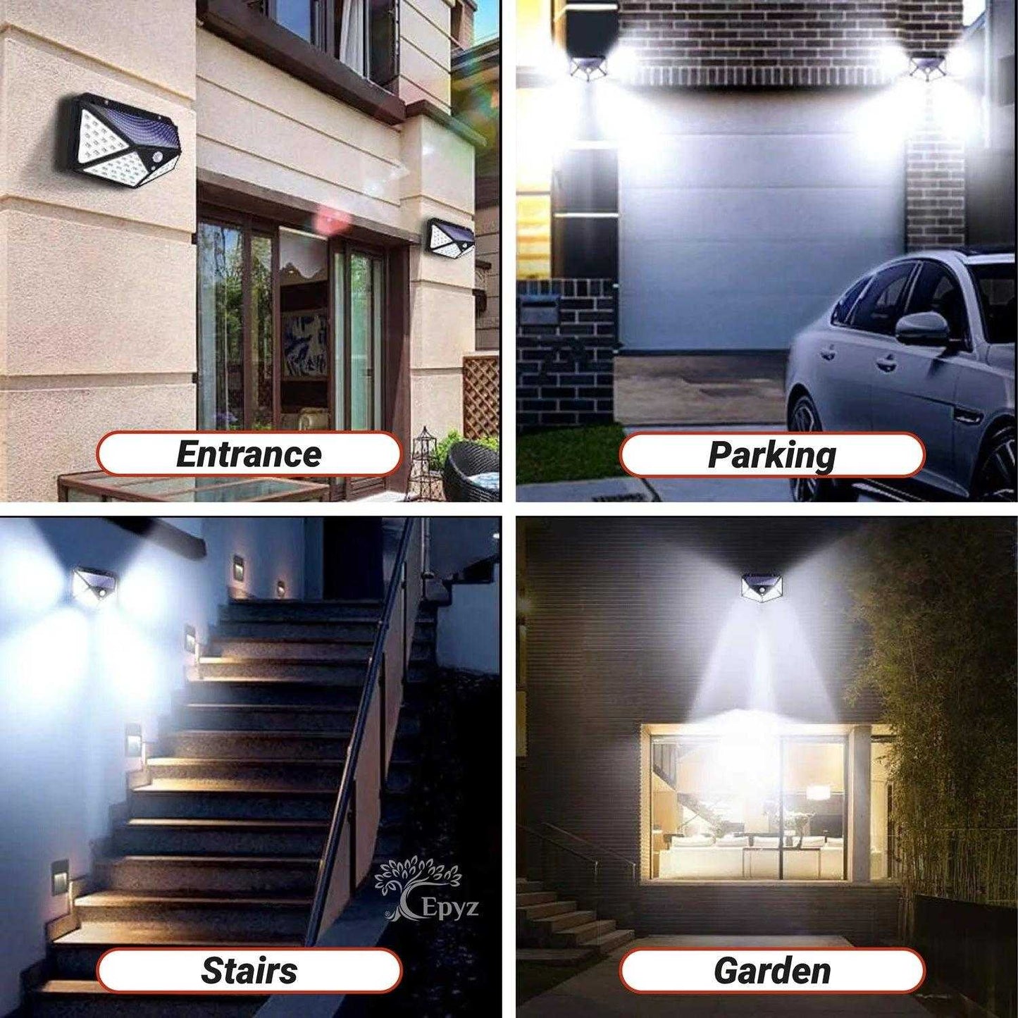 Motion Sensor Light | 100 LED Solar Motion Sensor Light