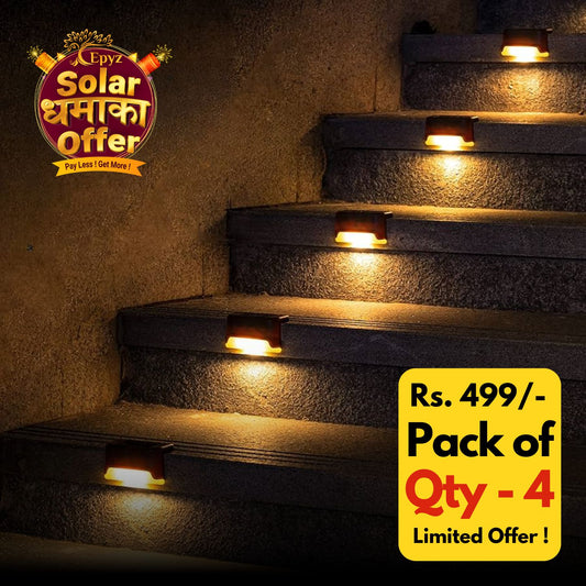 Step Light Warm Light Brown Color (Pack of 4)