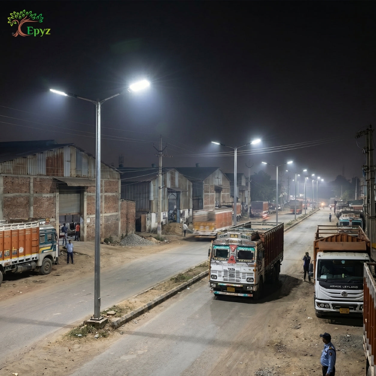 150 Watt Solar Street Light for Garden (White Light)