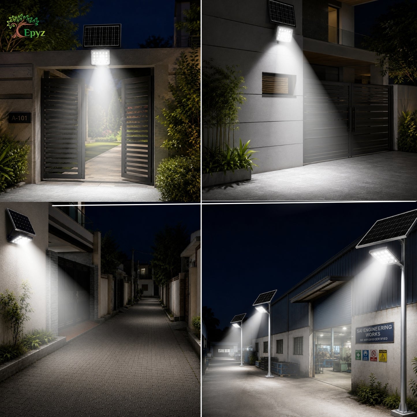 400W SOLAR FLOOD LIGHT WITH OPTICAL LENS LED
