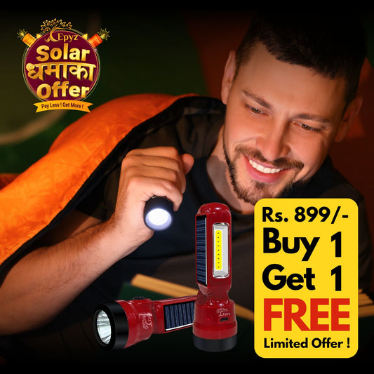 Solar Torch Lights (Buy 1 Get 1 Free)