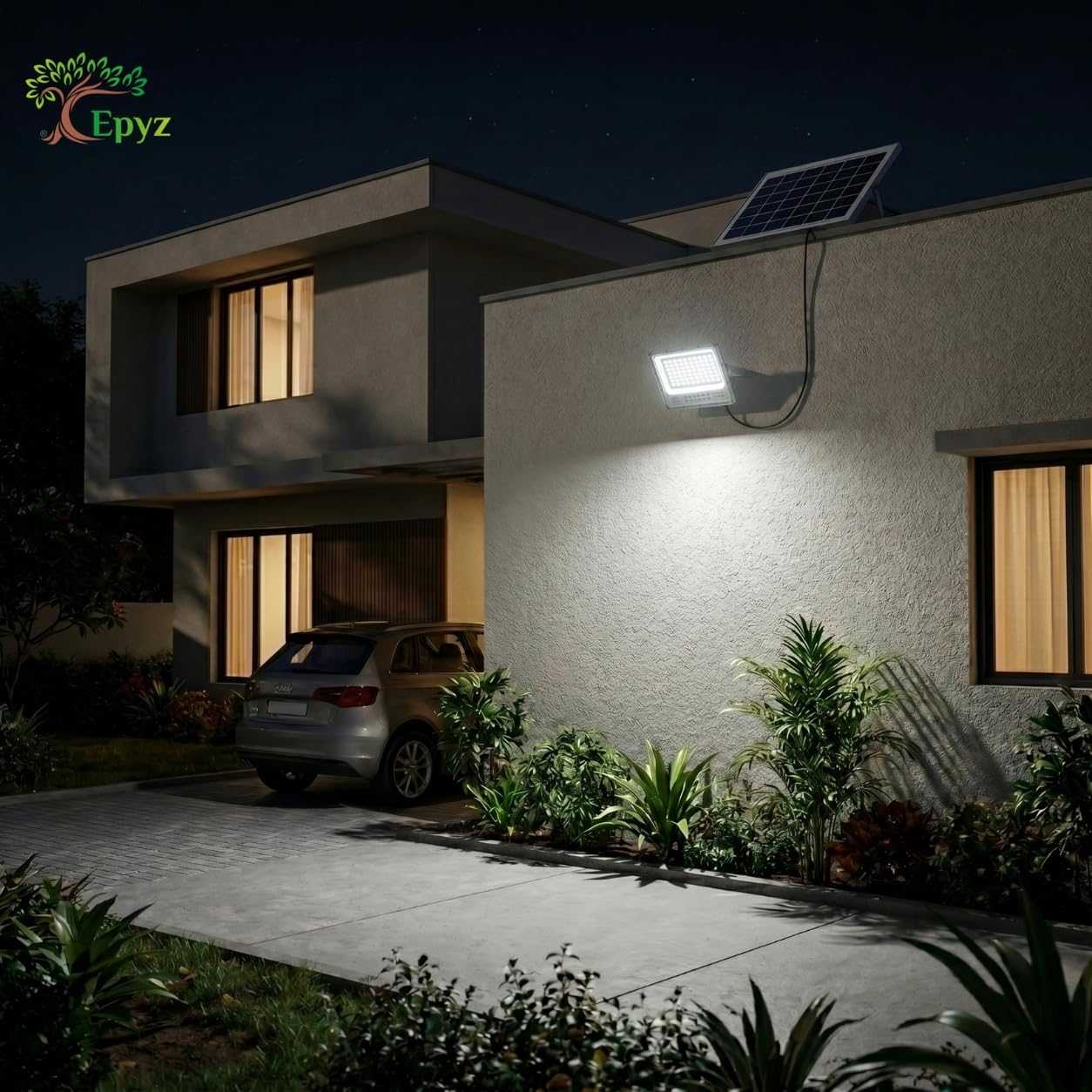 200 WATT SOLAR FLOOD LIGHT WITH ALUMINIUM BODY