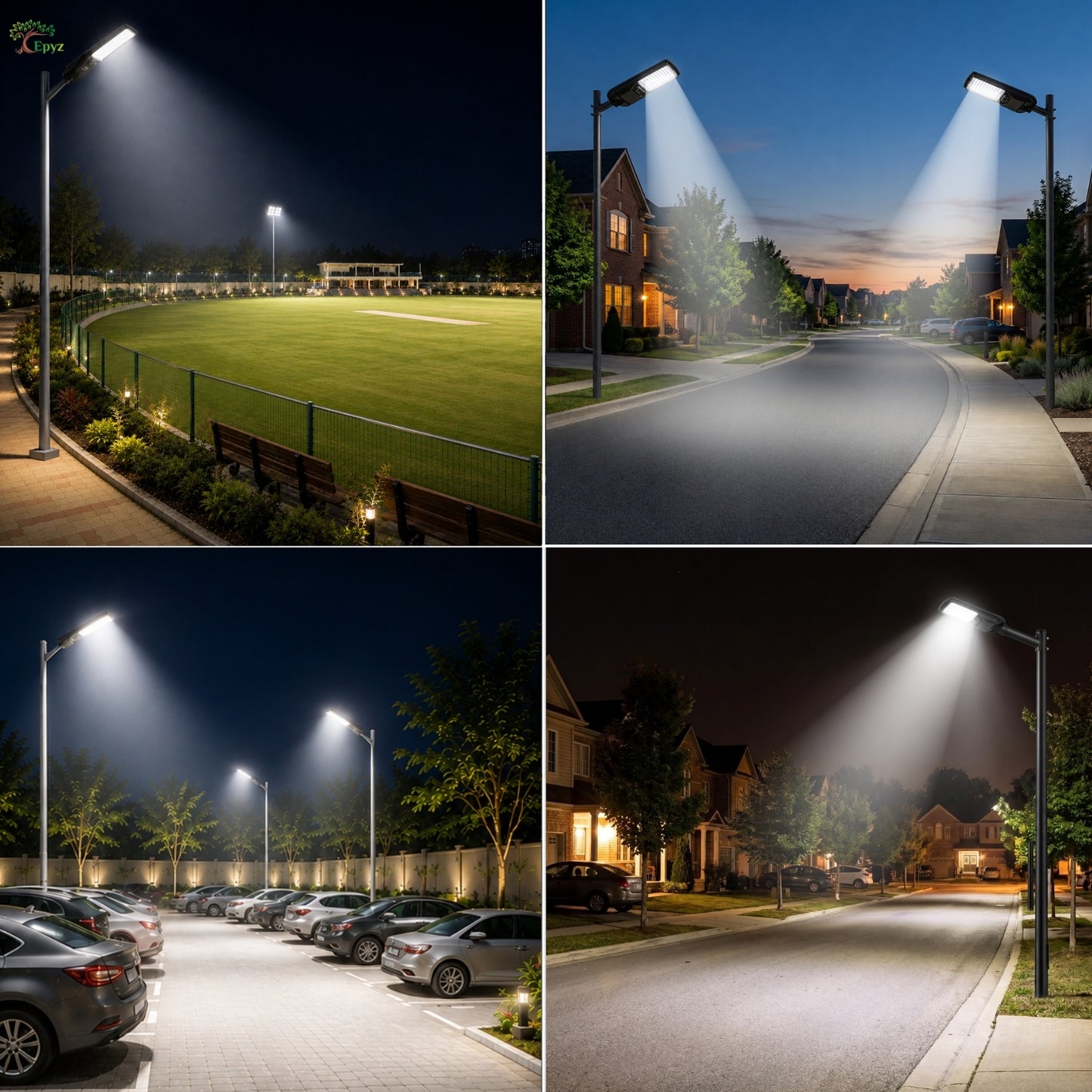 300 WATT SOLAR STREET LIGHT WITH OPTICAL LENS & (220 LED)