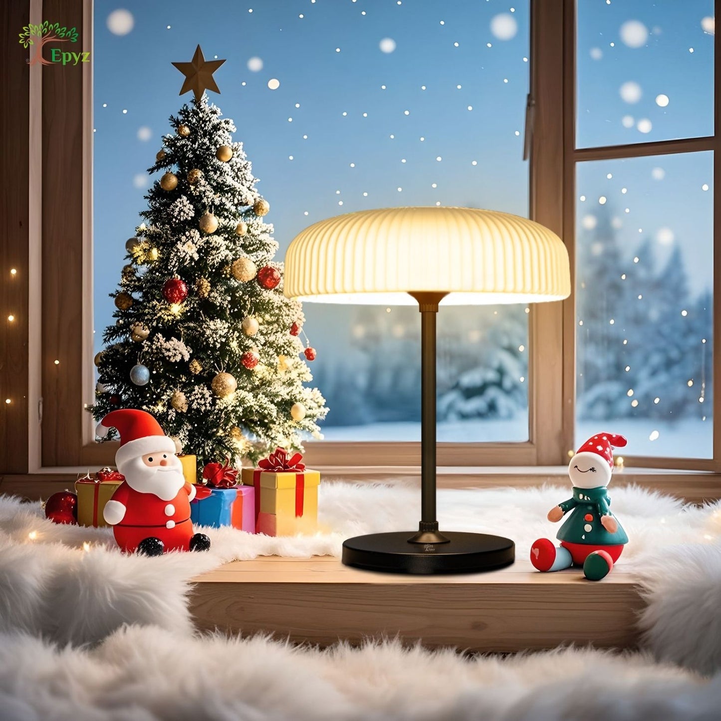 SOLAR LED TABLE LAMP TOUCH AND GESTURE CONTROL & 3 MODES
