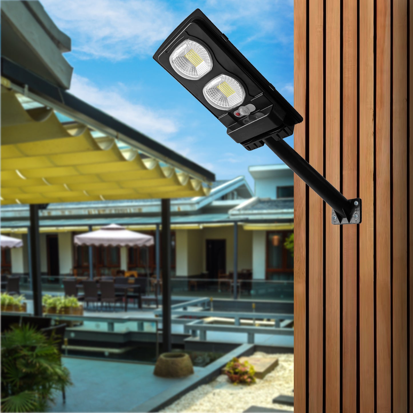 Solar Street Light For Garden Outdoor 20 Watt (White Light)