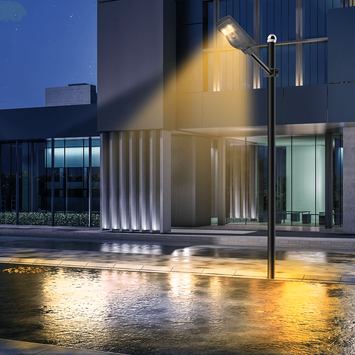 30 Watt Solar Street Lights With Motion Sensor ( Yellow )