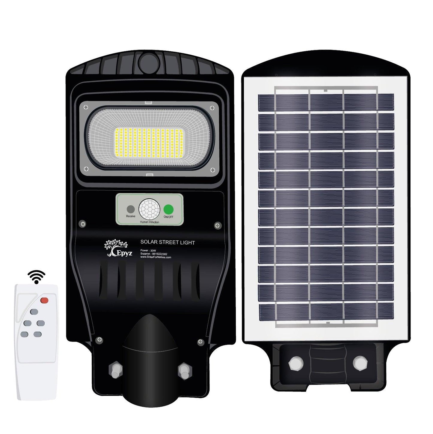 30 Watt Street Light | Solar White Street Light