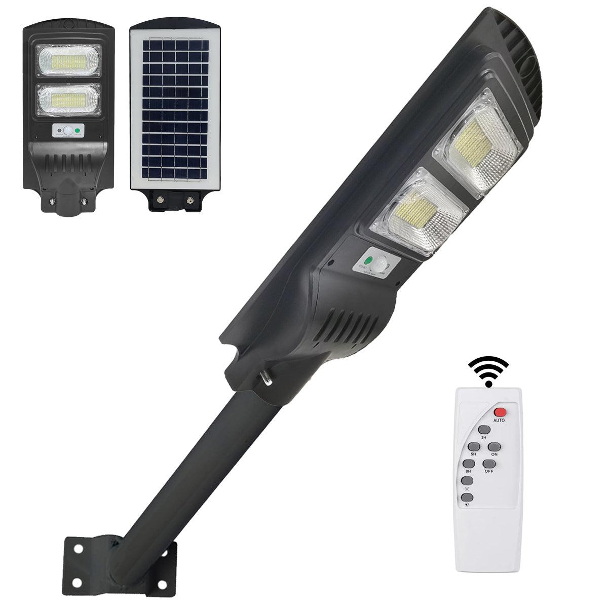60 Watt Street Lights | Solar Black Street Lights White Yellow