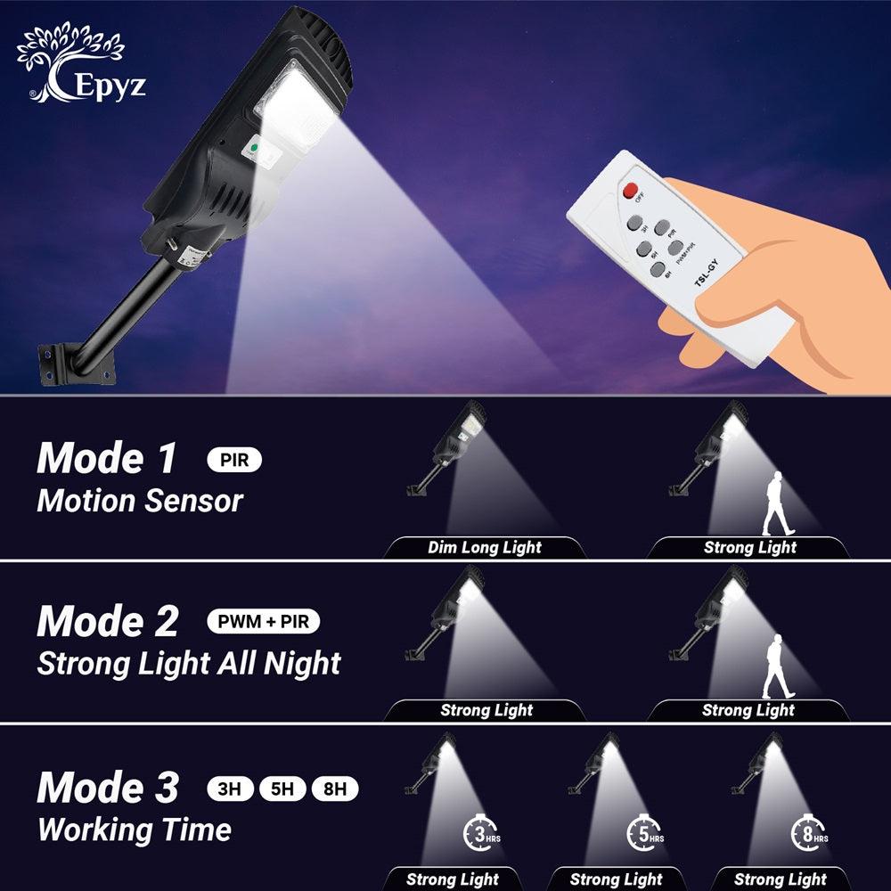 30 Watt Solar Street White Light (Without Pole)