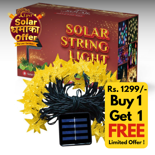 Solar Star Decoration Warm Light - Epyz ( Buy 1 Get 1 Free ! )