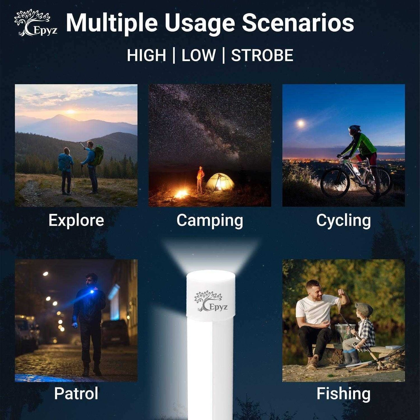 Solar LED Outdoor Rechargeable Lights (Buy 1 Get 1 Free)