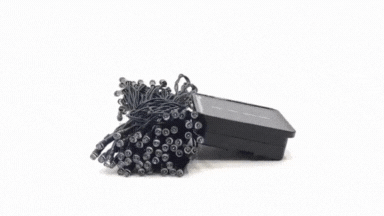 100 LED Solar Green String Light