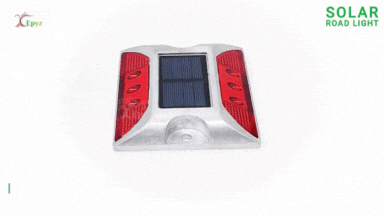 Solar Road Stud Red Light