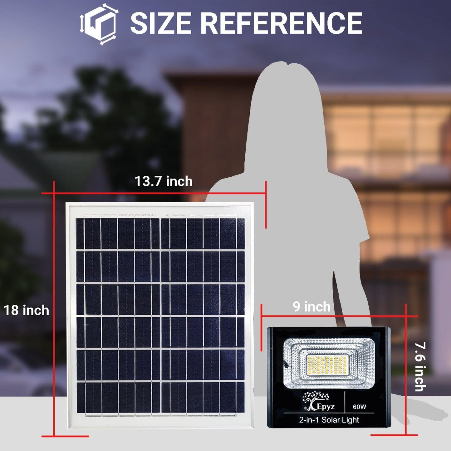 Buy Online 60 Watt Solar Flood Light