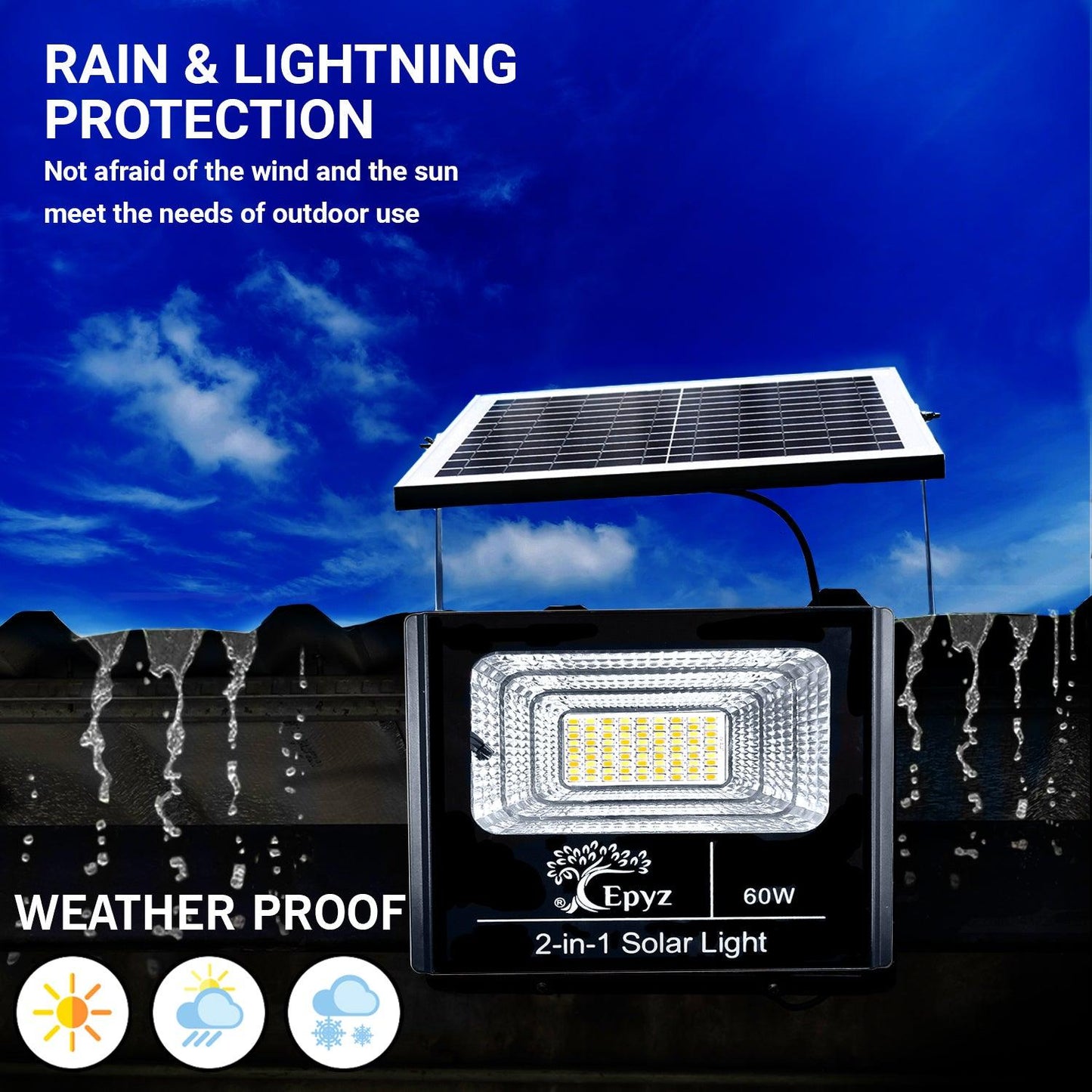 Buy Online 60 Watt Solar Flood Light
