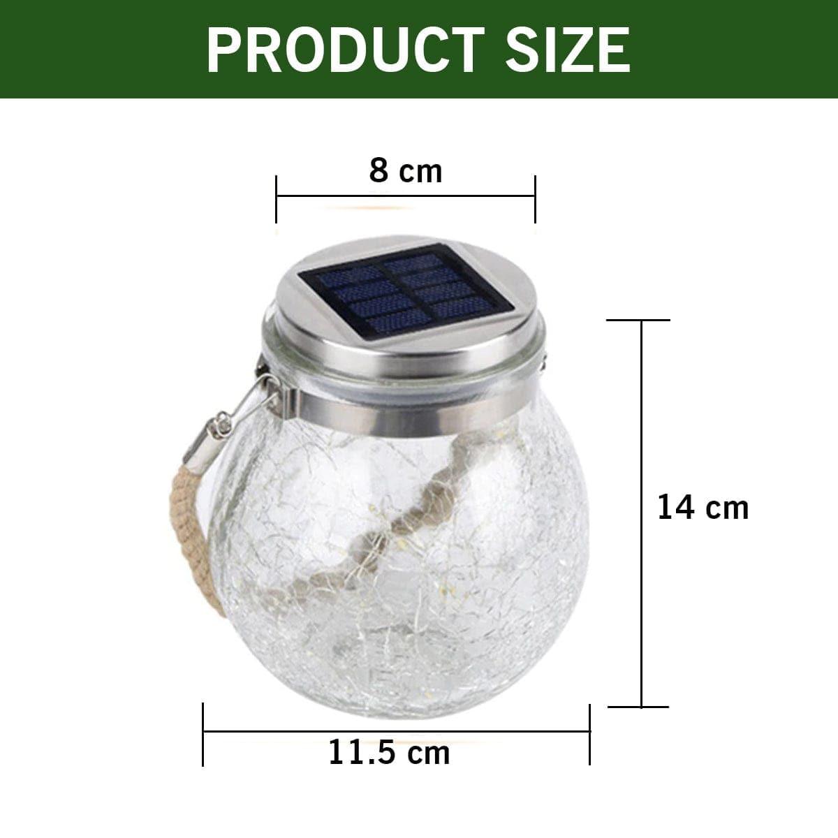 Lights In Jars Decorations | Solar Haning 20 Led Jar Light