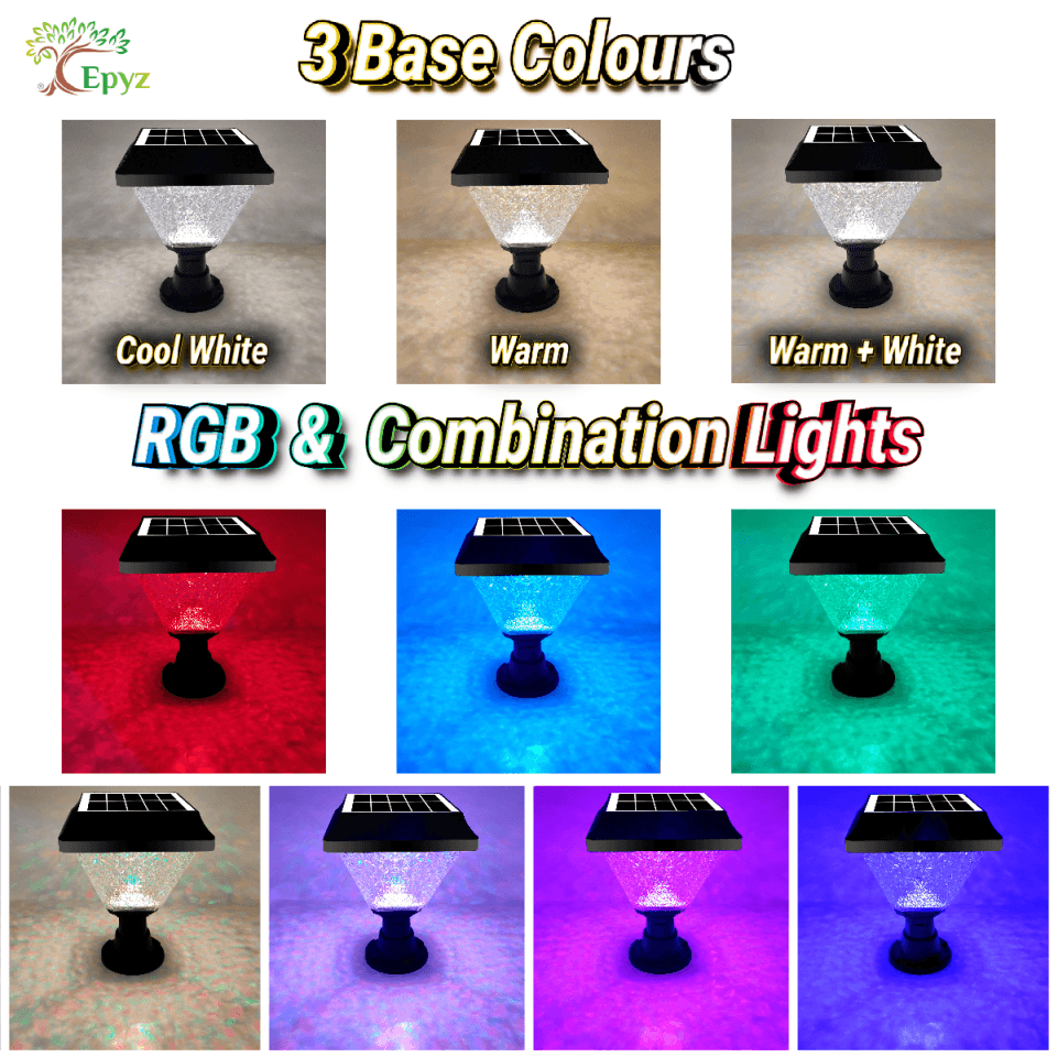 Solar Gate Pillar Lights