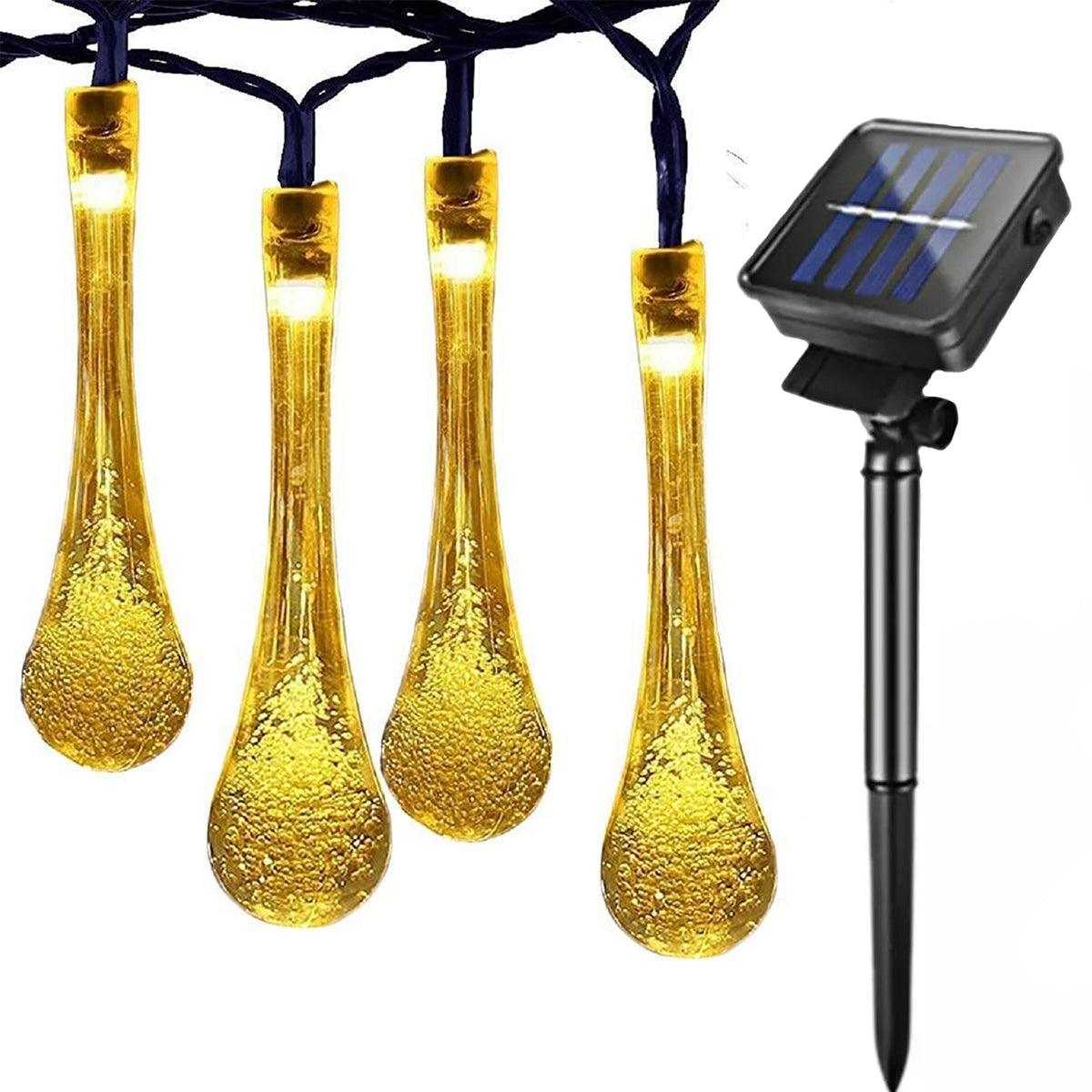 Solar Home Decor Lights Crystal Water Drop - Epyz( Buy 1 Get 1 Free ! )
