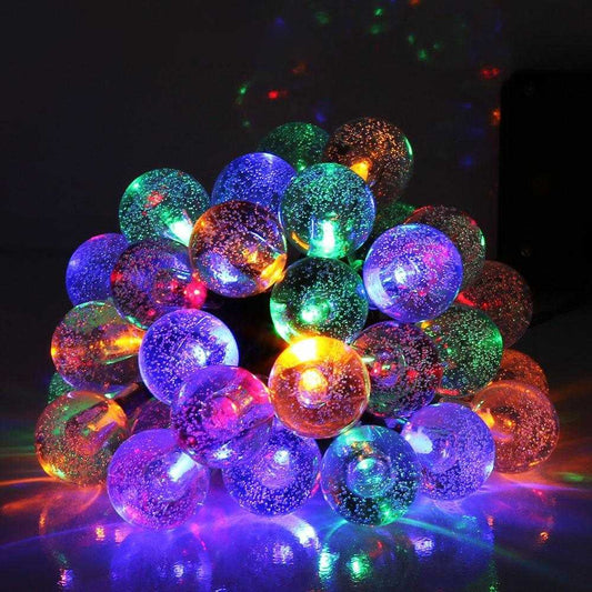 Solar Crystal Ball String Multicolour Light- Epyz( Buy 1 Get 1 Free ! )