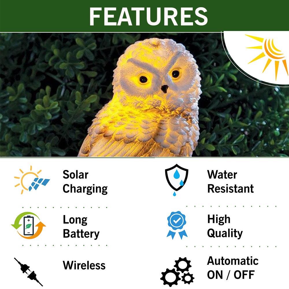 Solar Owl Garden Light For Home - Solar For Nature