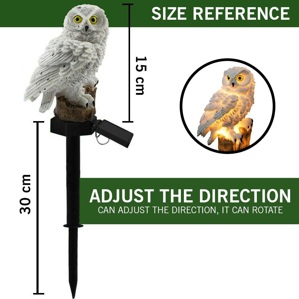 Solar Owl Garden Light