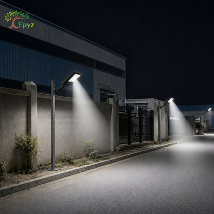 80WATT SOLAR STREET LIGHT WITH OPTICAL LENS LED