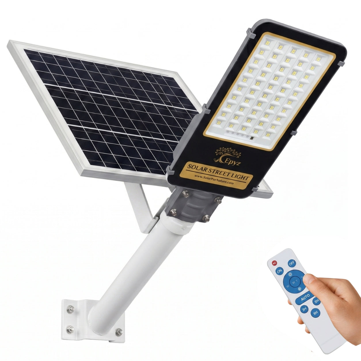 100 WATT SEMI-INTEGRATED SOLAR STREET LIGHT ALUMINIUM BODY