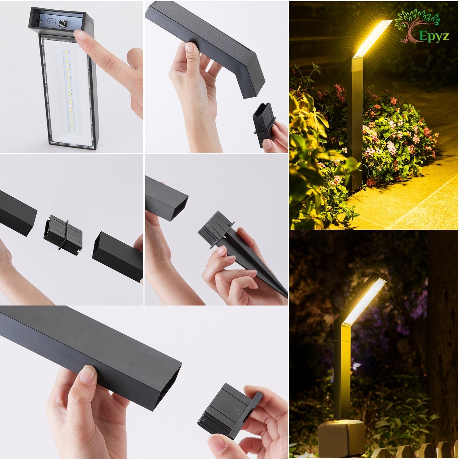 SOLAR PATHWAY LIGHT BRIGHT PATH LIGHTS FOR OUTDOOR