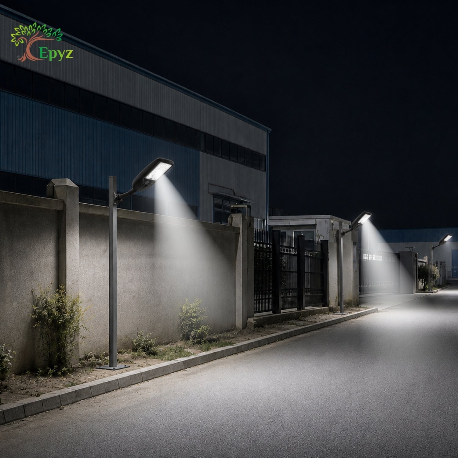 80WATT SOLAR STREET LIGHT WITH OPTICAL LENS LED