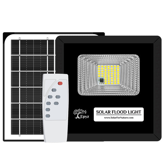 10 Watt Solar LED Flood Lights - Solar For Nature