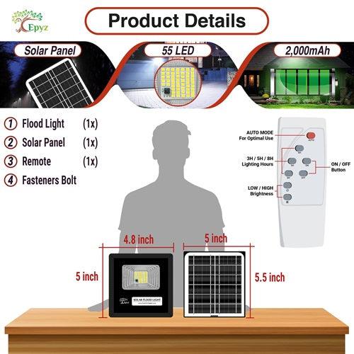 10 Watt Solar LED Flood Lights (White Light)