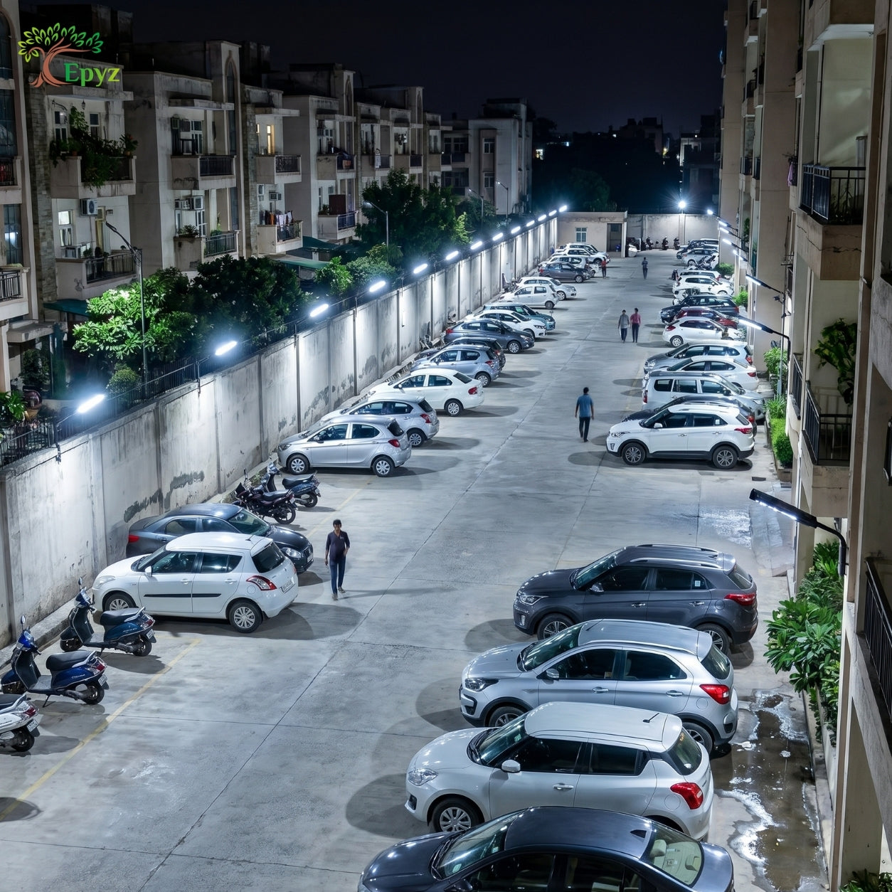 100 Watt Solar Street Light Without Pole (White Light)