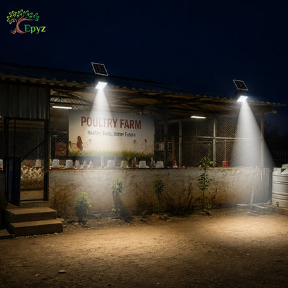 100W SOLAR FLOOD LIGHT WITH OPTICAL LENS LED