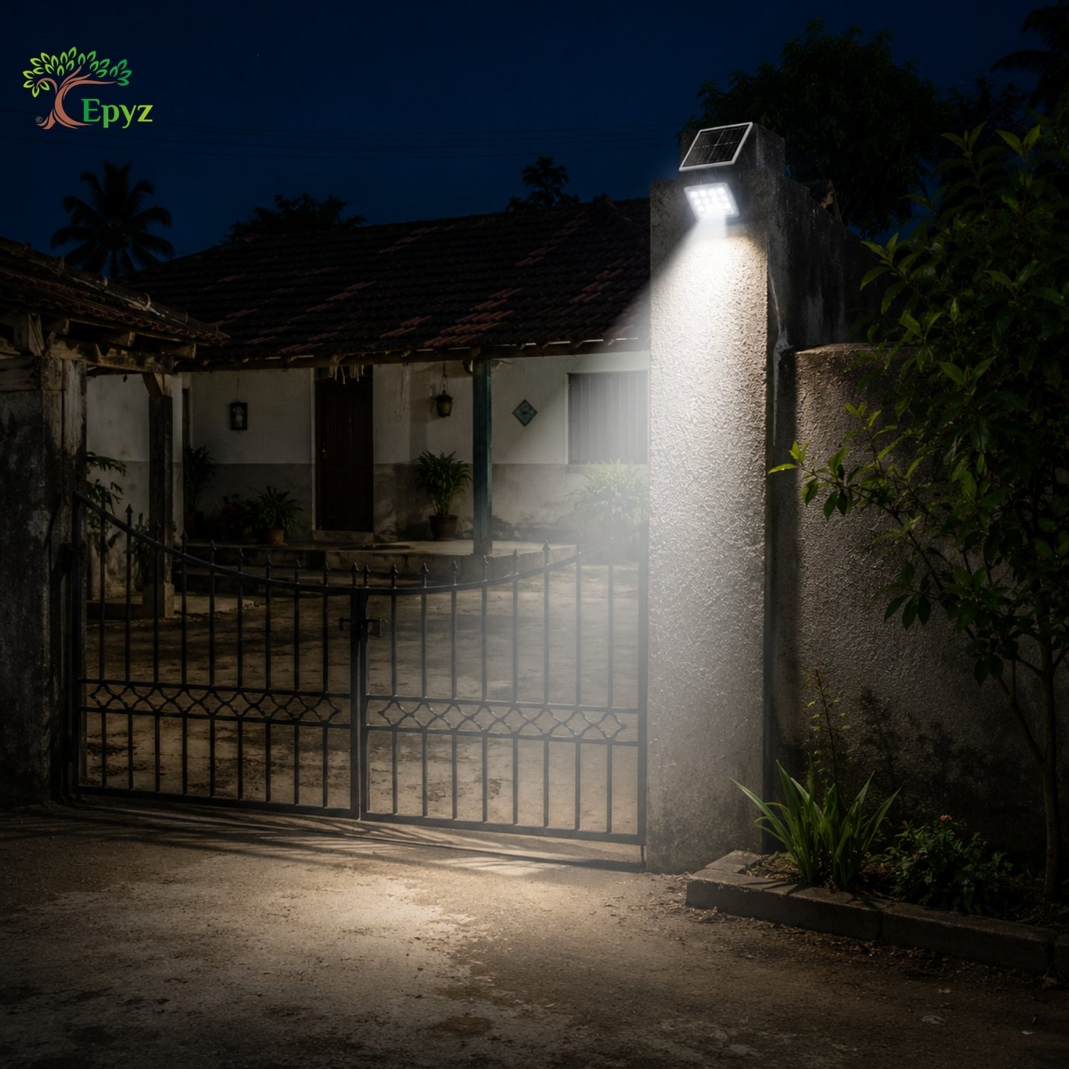 200W SOLAR FLOOD LIGHT WITH OPTICAL LENS LED