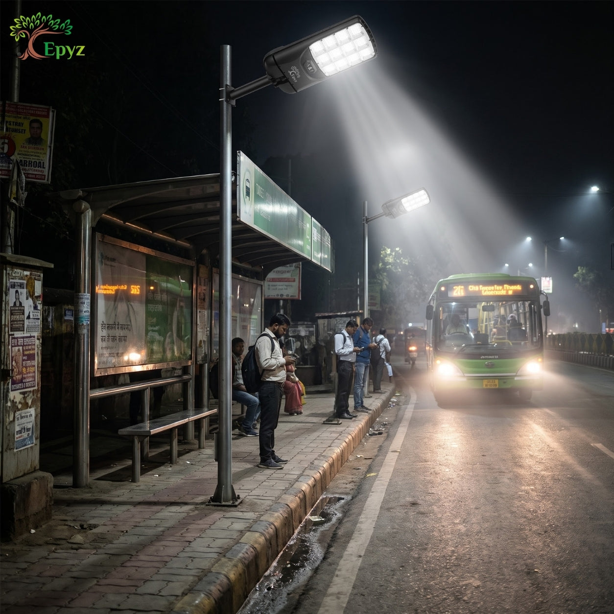 200 WATT SOLAR STREET LIGHT WITH (360 LEDS)