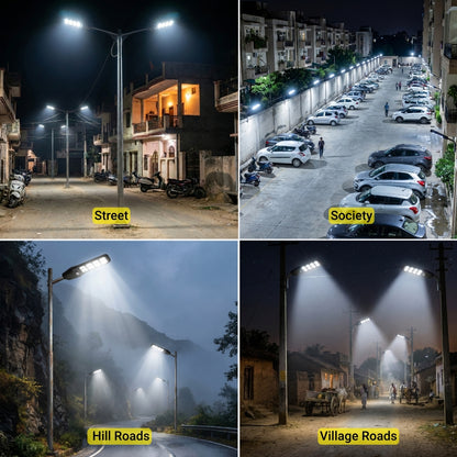 150 Watt Solar Street Light for Garden (White Light)