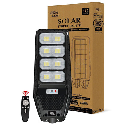 150 Watt Solar Street Light for Garden (White Light)