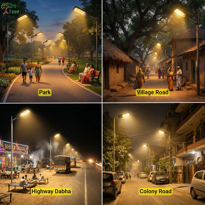 150 Watt Solar Street Light (Warm Light)