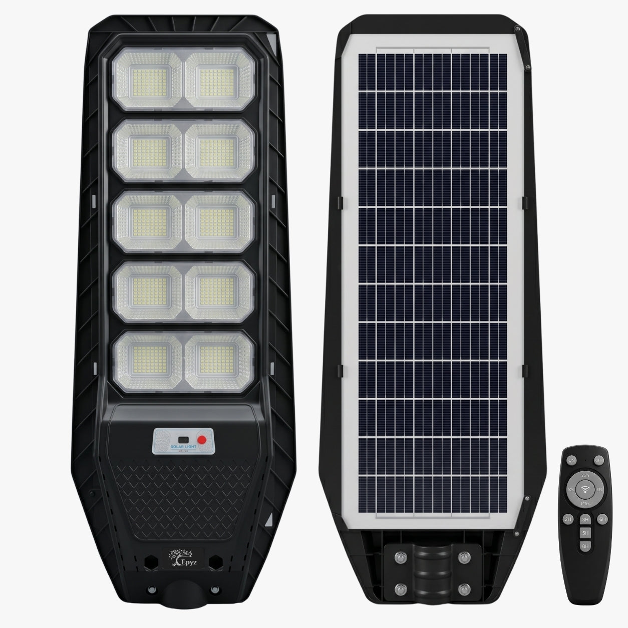200 Watt Hexagon Solar Street Light (White Light)
