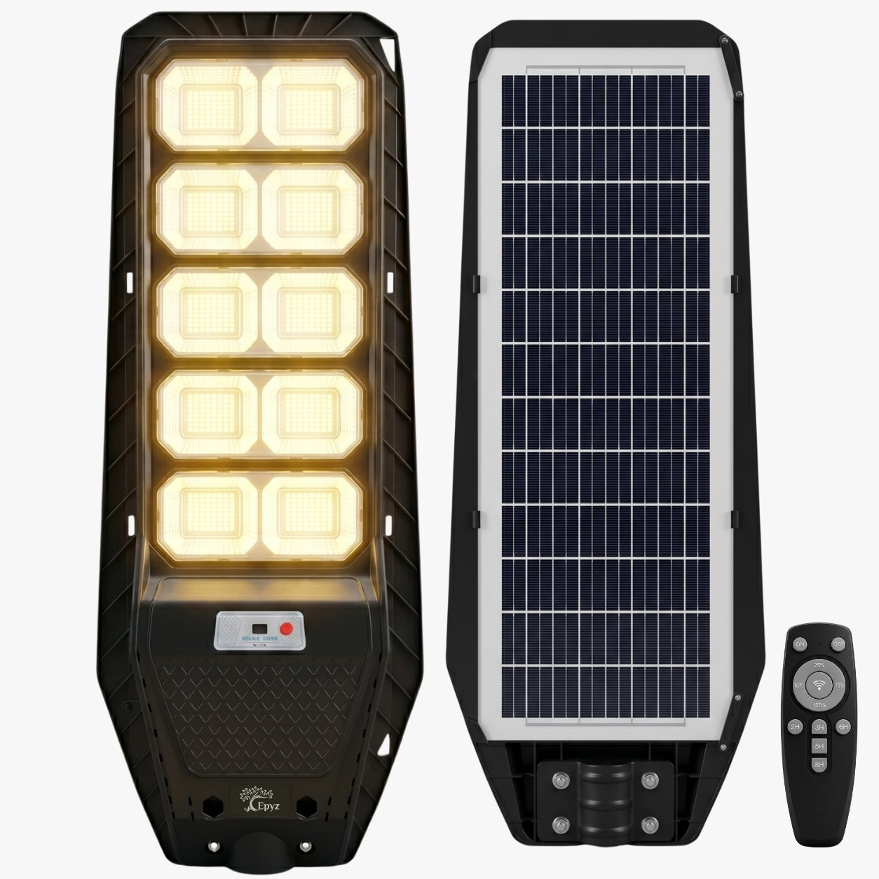 200 Watt Solar Street Light (Warm Light)