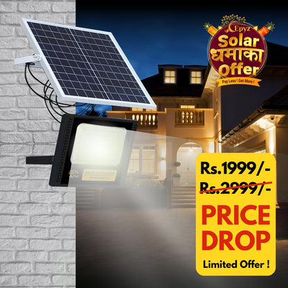 50 Watt Solar Flood Light (White Light)