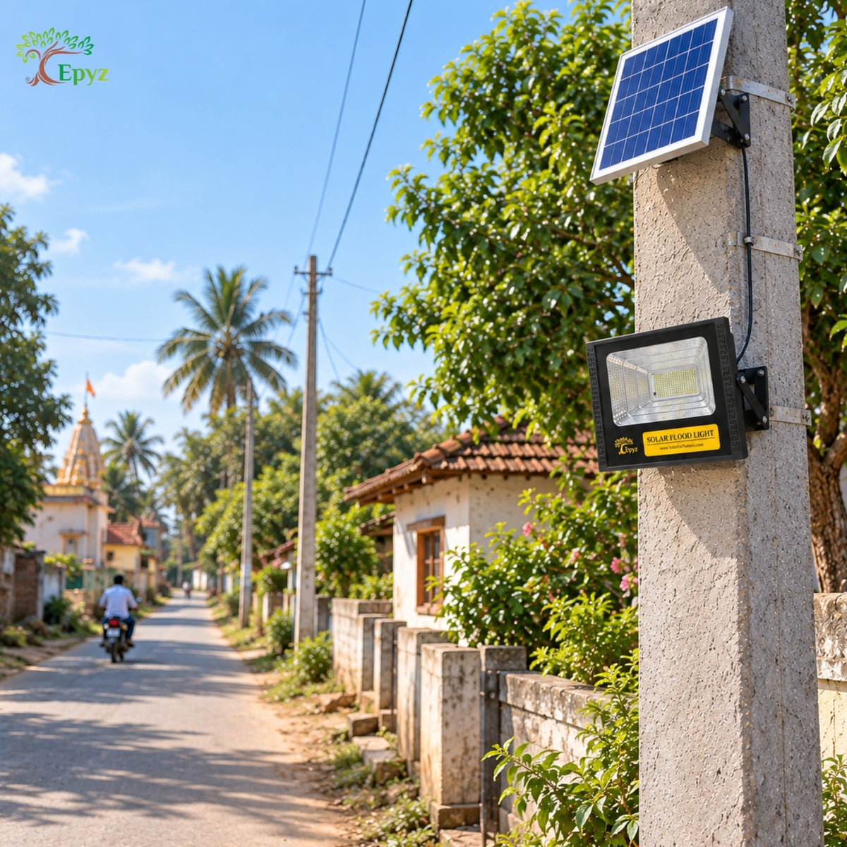 50 Watt Solar Flood Light (White Light)