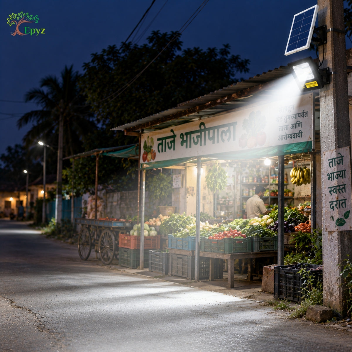 50 Watt Solar Flood Light (White Light)