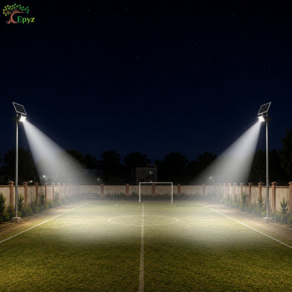 200 WATT SOLAR FLOOD LIGHT WITH MOTION SENSOR (63 LED)