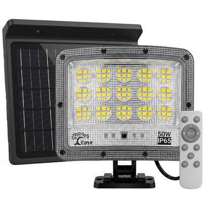 50W SOLAR FLOOD LIGHT WITH OPTICAL LENS LED