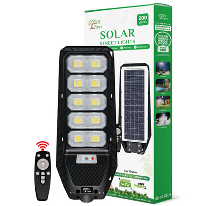 200 Watt Hexagon Solar Street Light (White Light)