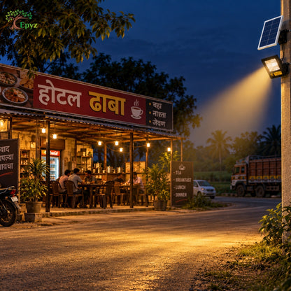 50 Watt Solar Flood Light (Warm Light)