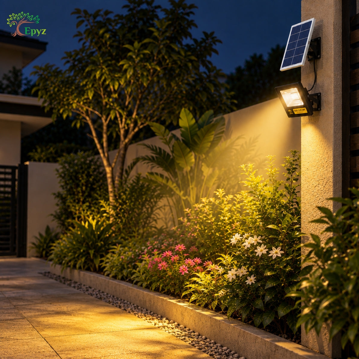 50 Watt Solar Flood Light (Warm Light)