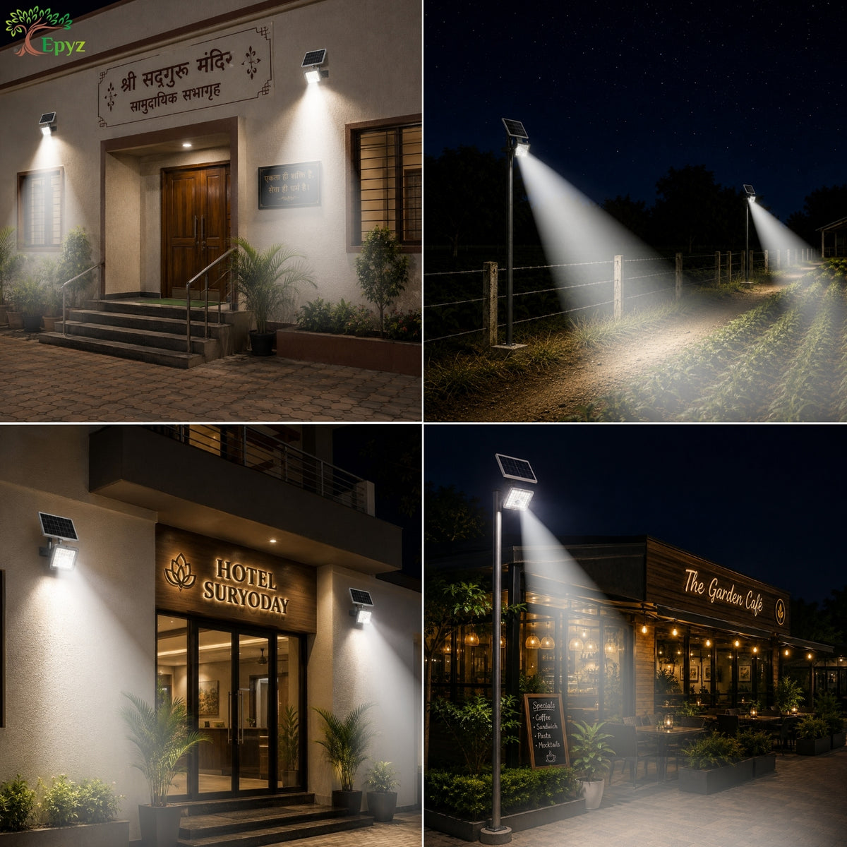200 WATT SOLAR FLOOD LIGHT WITH MOTION SENSOR (63 LED)