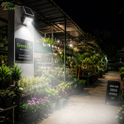 300 WATT SOLAR FLOOD LIGHT WITH MOTION SENSOR (82 LED)